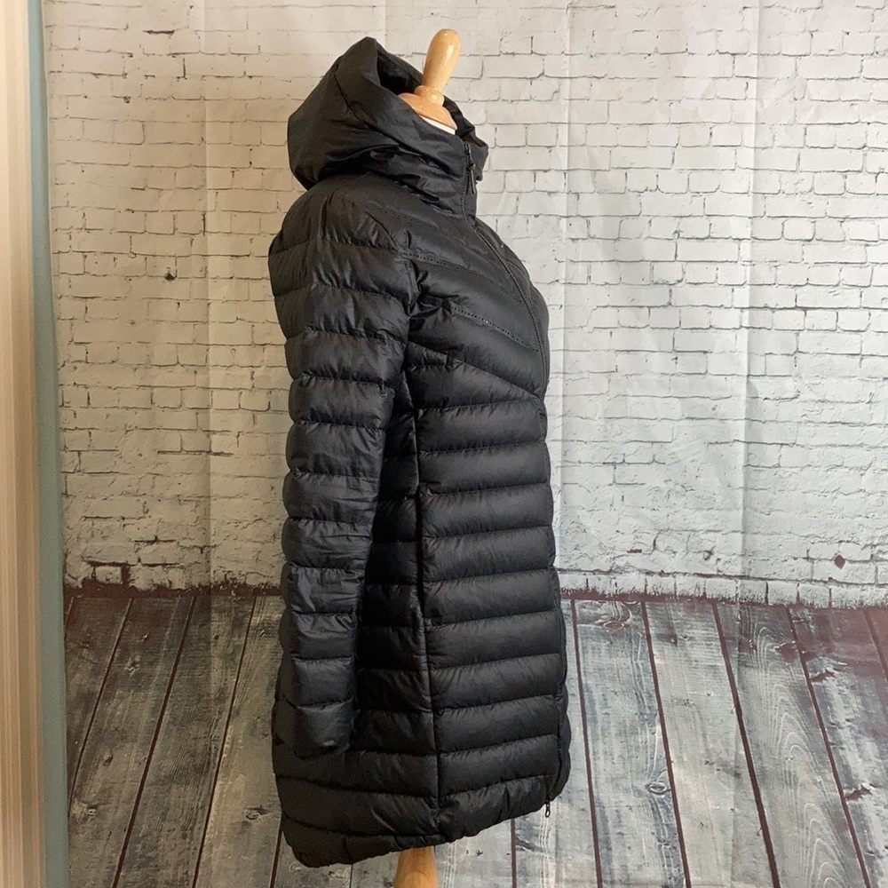 Nike Sportswear Tech AeroLoft Down Parka Jacket Sz S Longline Cozy Athleisure - Picture 2 of 16